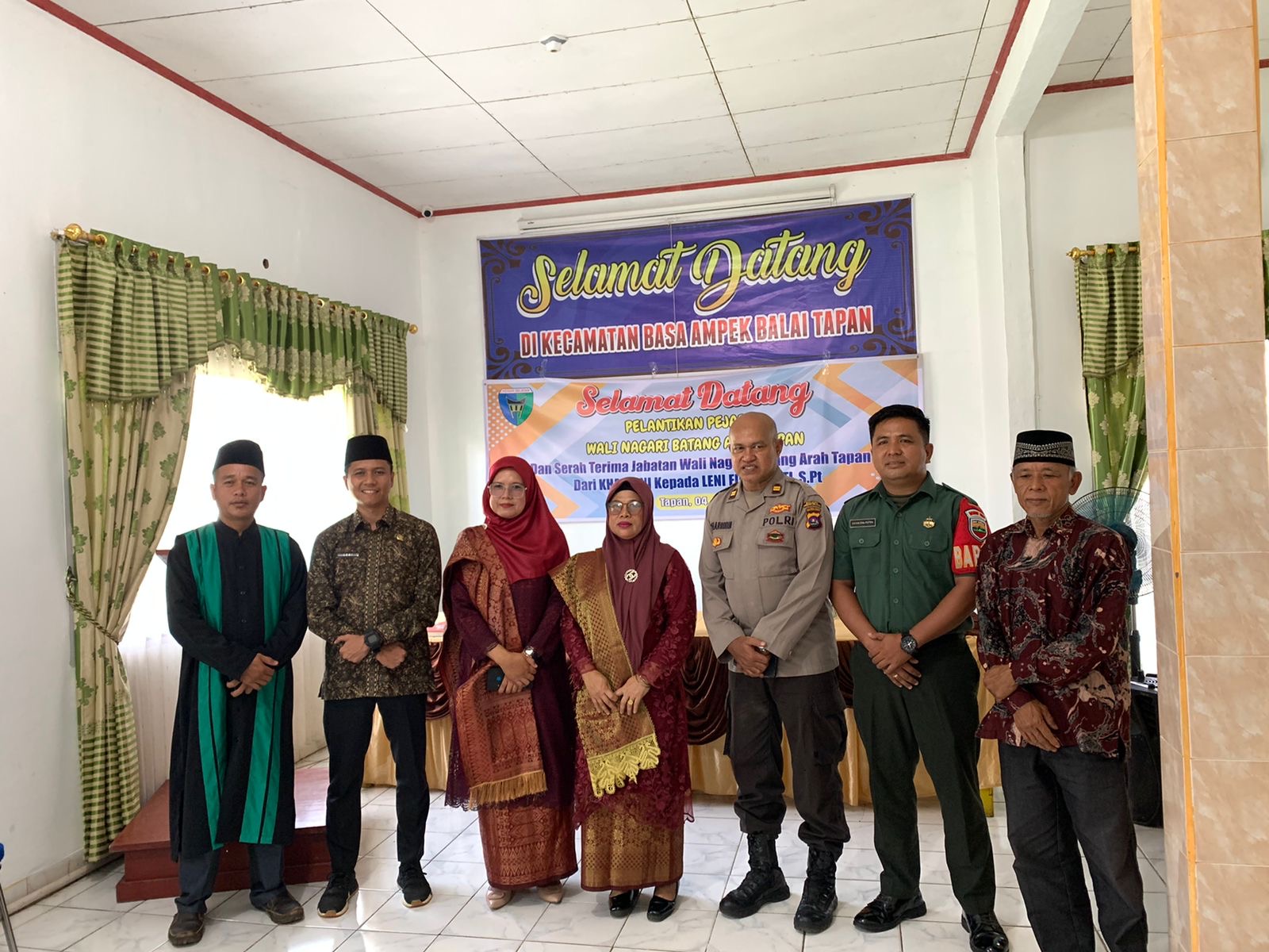 Sertijab PJ. Wali Nagari Batang Arah Tapan