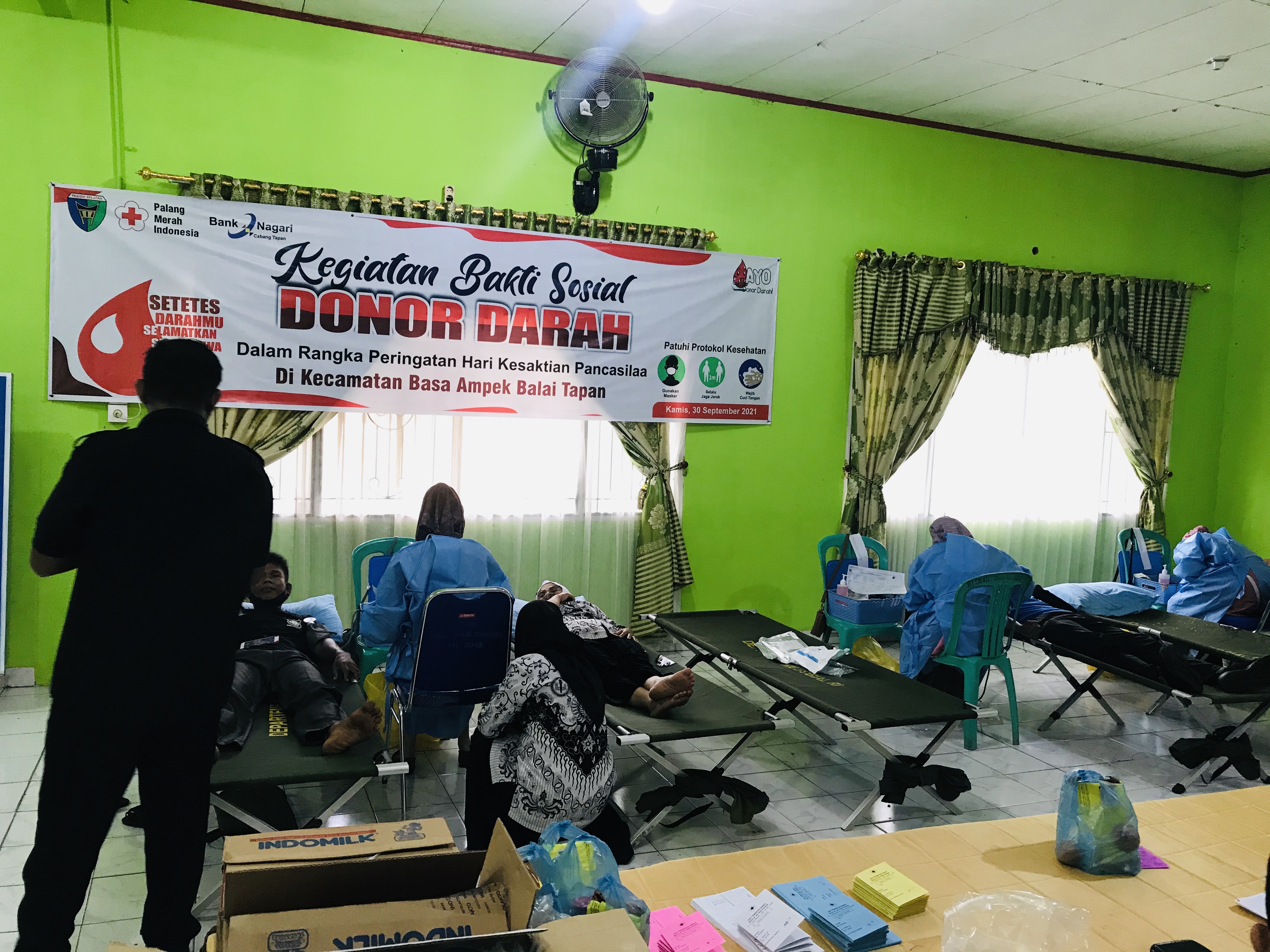 Kegiatan Donor Darah Dalam Rangka Meperingati Hari Kesaktian Pancasila