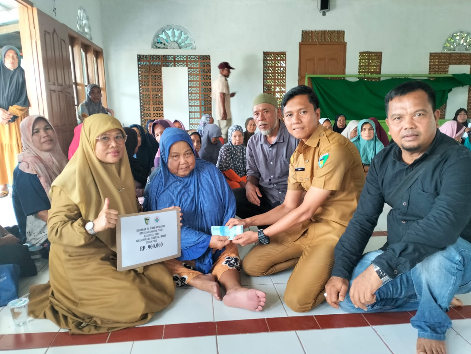 Penyaluran BLT Bulan Januari-Maret Tahun 2023 di Nagari Batang Arah Tapan