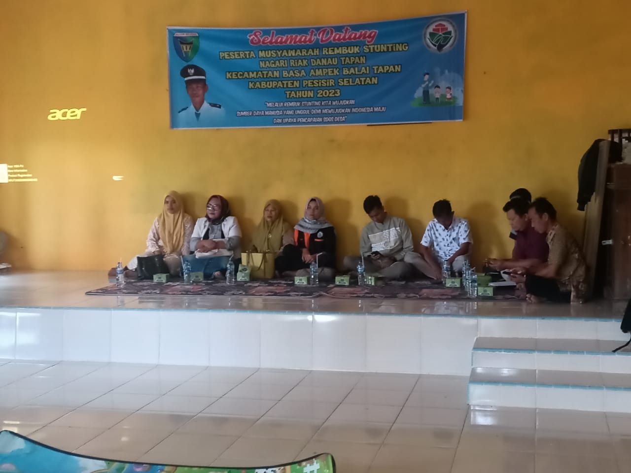 Pelaksanaan Rembuk Stunting di Nagari Riak Danau Tapan