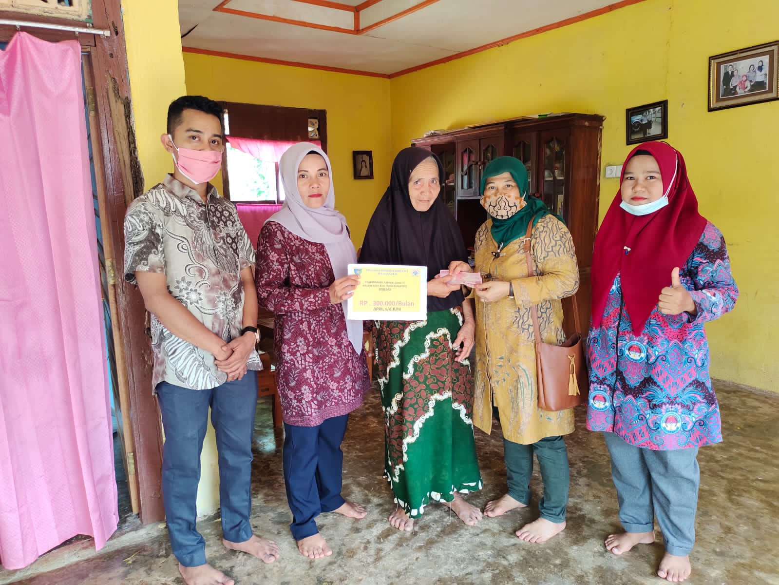 Penyaluran BLT Dana Desa Bulan April s.d Juni 2022 Nagari Bukit Buai Tapan