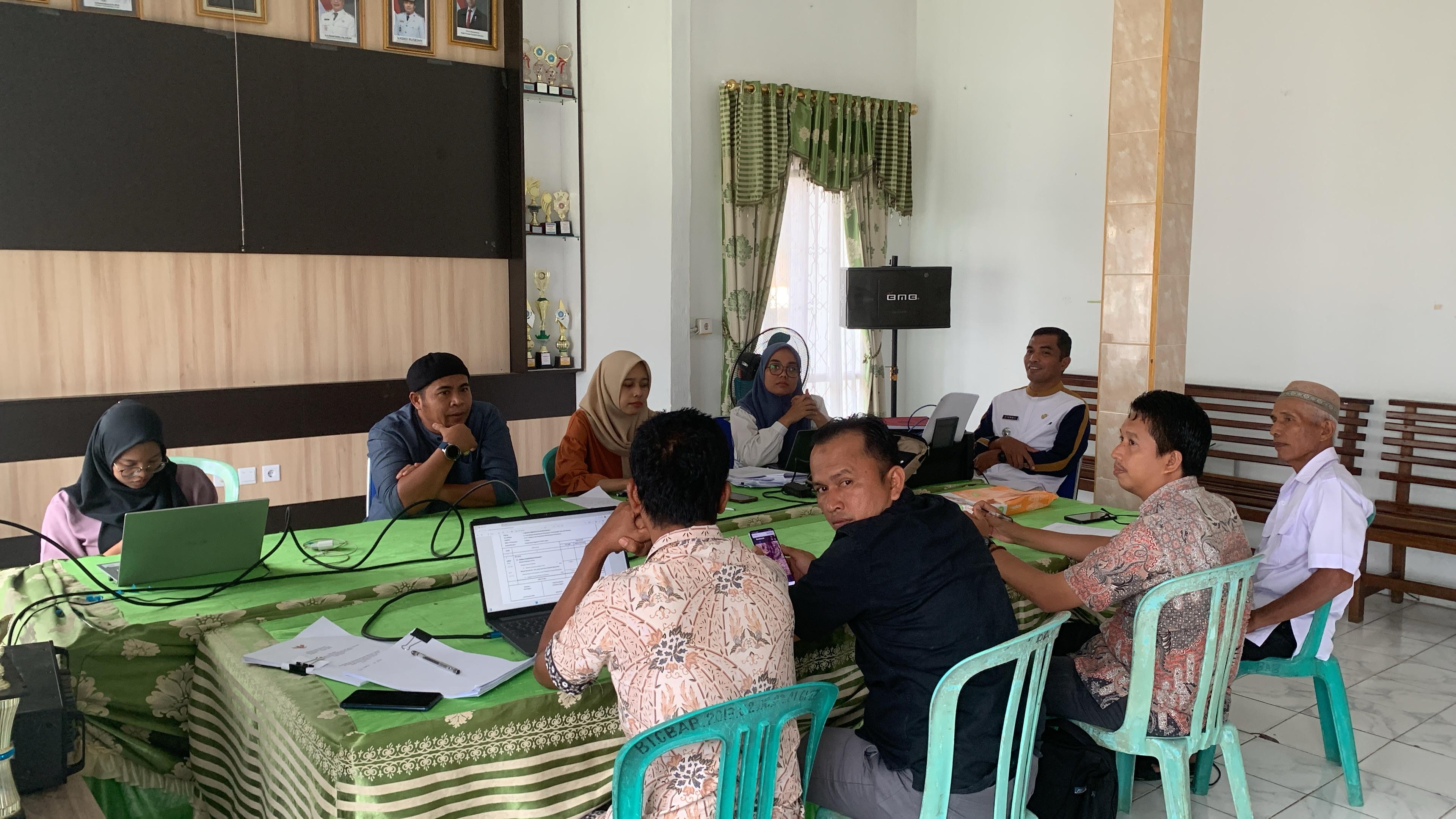 Evaluasi APB Nagari Batang Betung Tapan