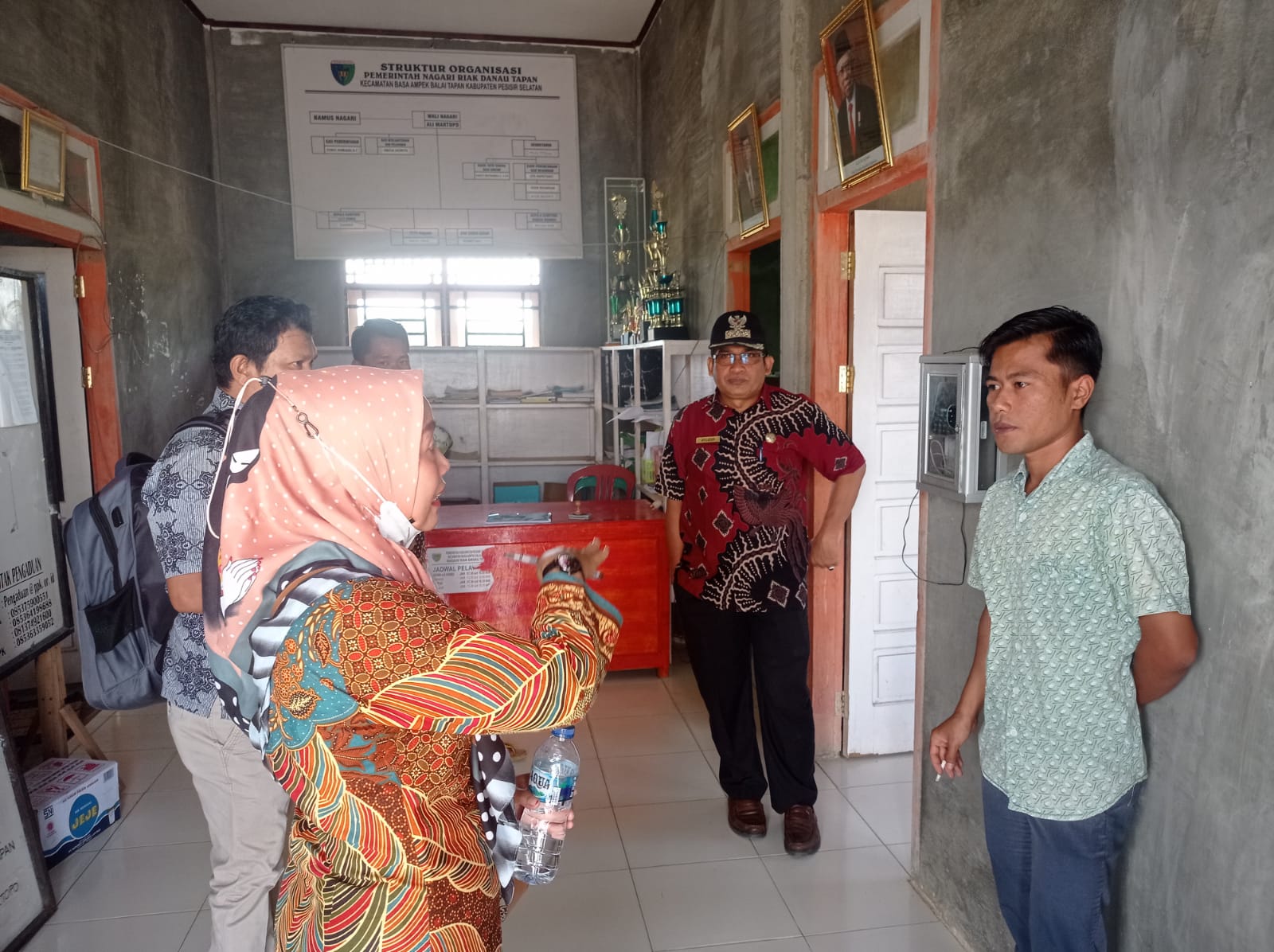 Monitoring dan Evaluasi Pembangunan Fisik Nagari Riak Danau Tapan