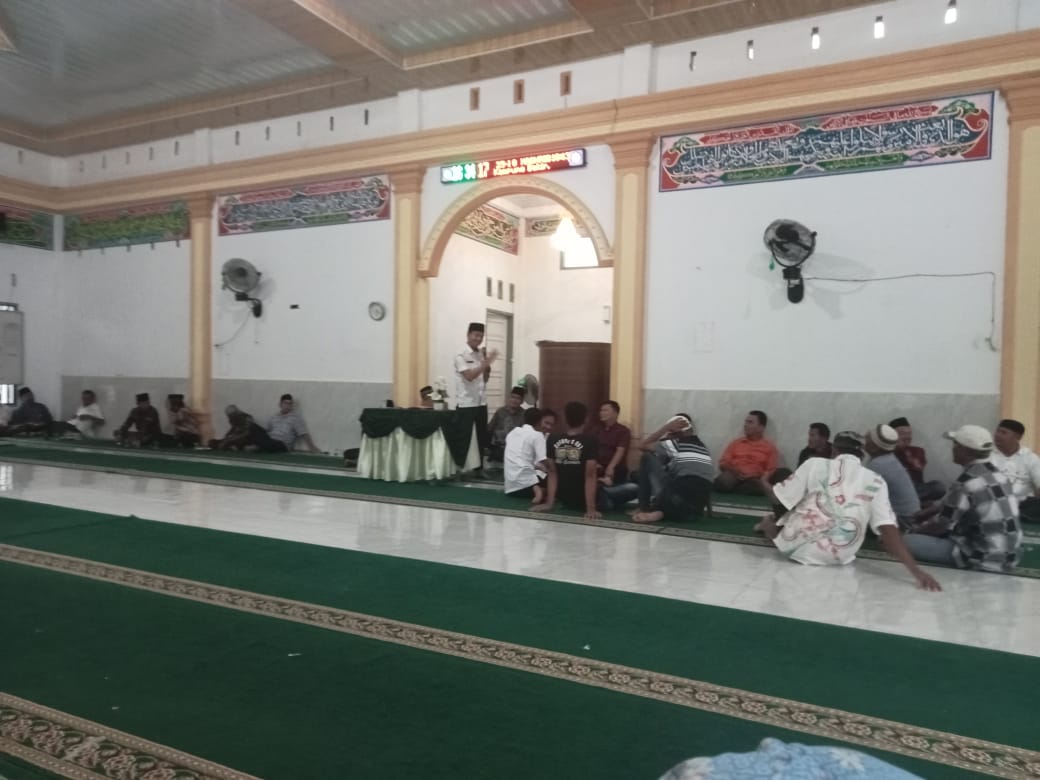 Camat Basa Ampek Balai Tapan Menghadiri Acara Rembuk Kampung Pemilihan Bamus Nagari Batang Betung Ta