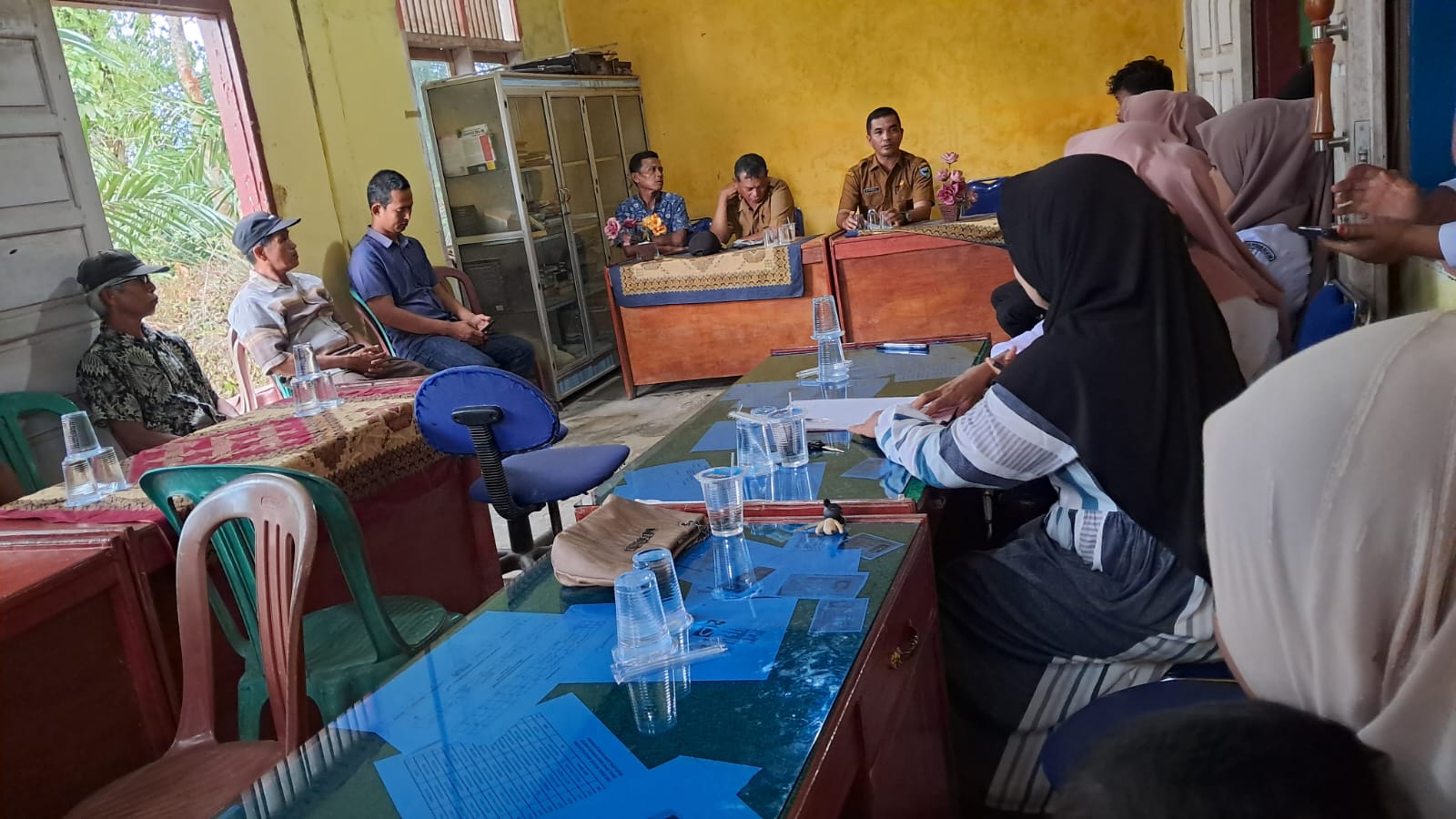 Camat Basa Ampek Balai Tapan Menghadiri Acara Pembentukkan Pengurus Bumnag Baru di Nagari Bukit Buai