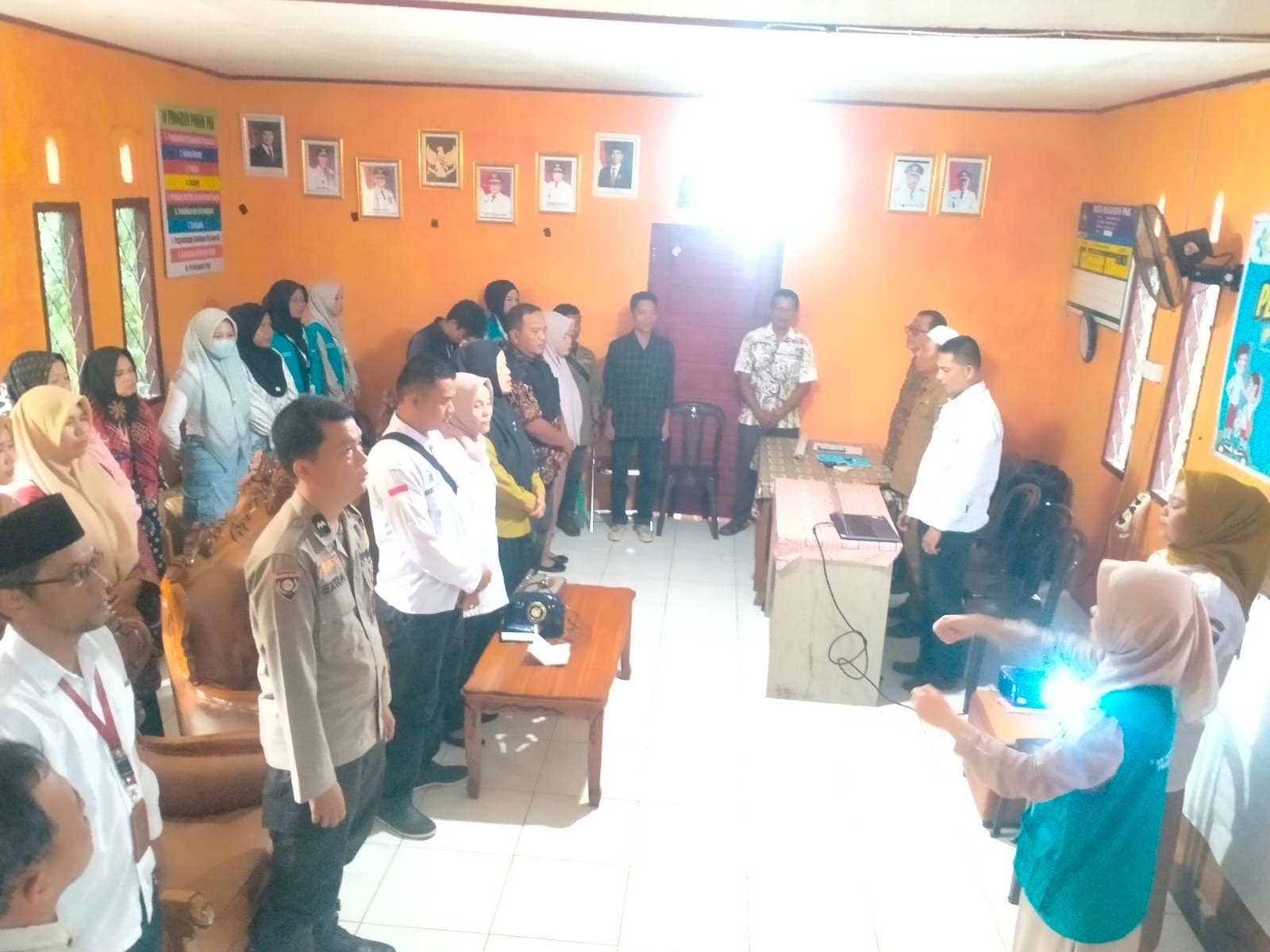 Camat Basa Ampek Balai Tapan menghadiri acara rembuk stunting dan pra musyawarah Rencana Kerja Pemer