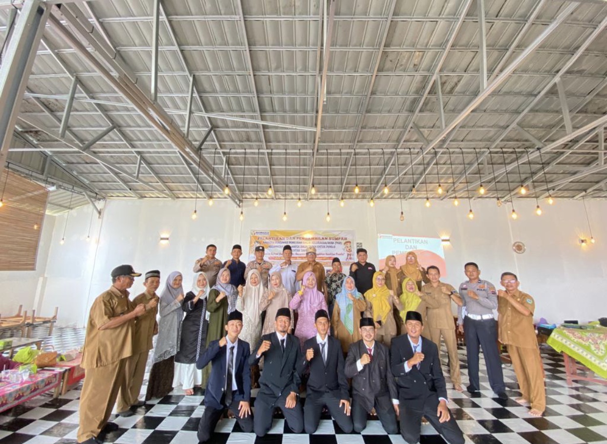 Camat Basa Ampek Balai Tapan menghadiri acara Pelantikan PKD se Kecamatan Basa Ampek Balai Tapan