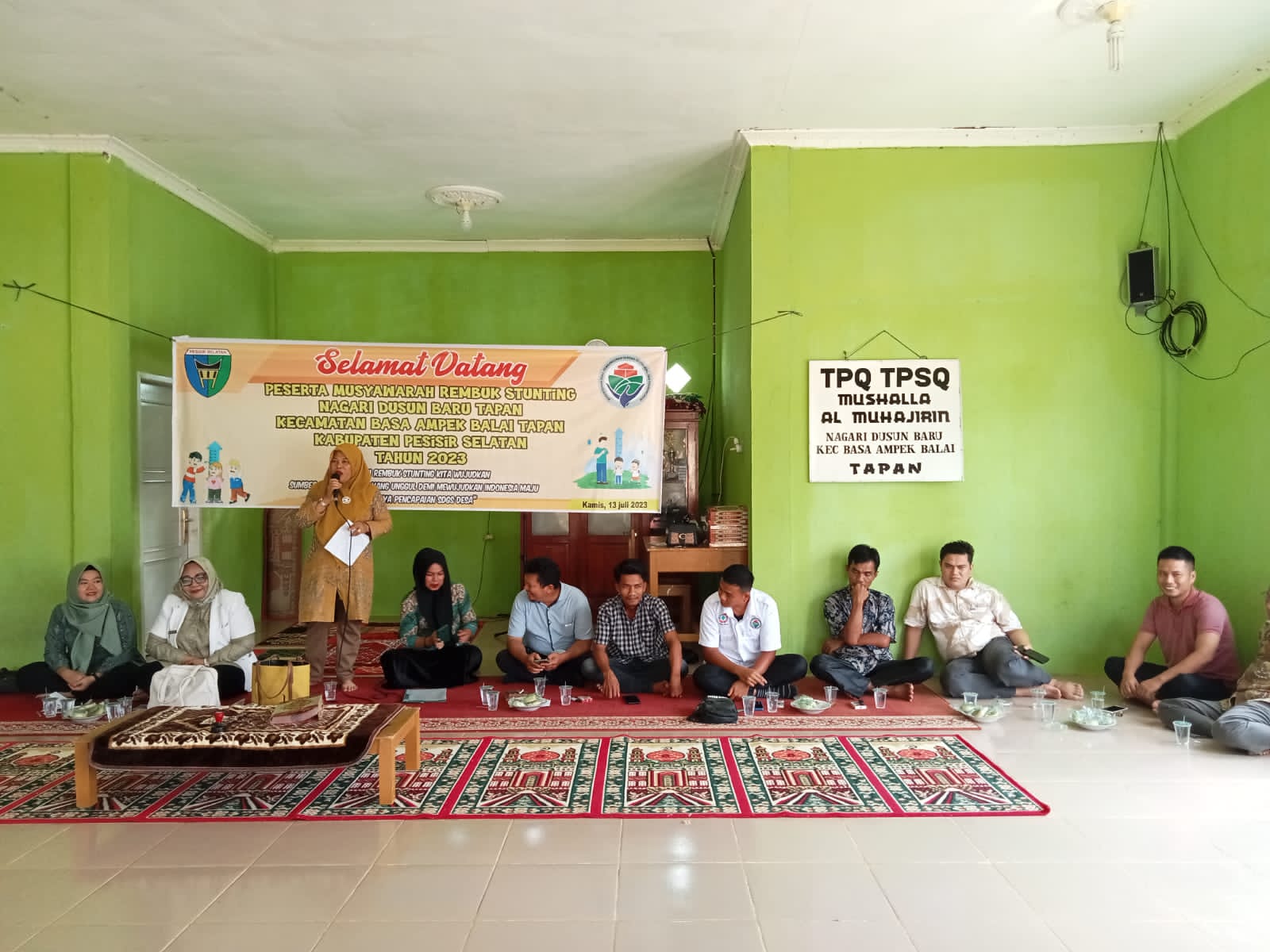 Pelaksaan Rembuk Stunting Nagari Dusun Baru Tapan