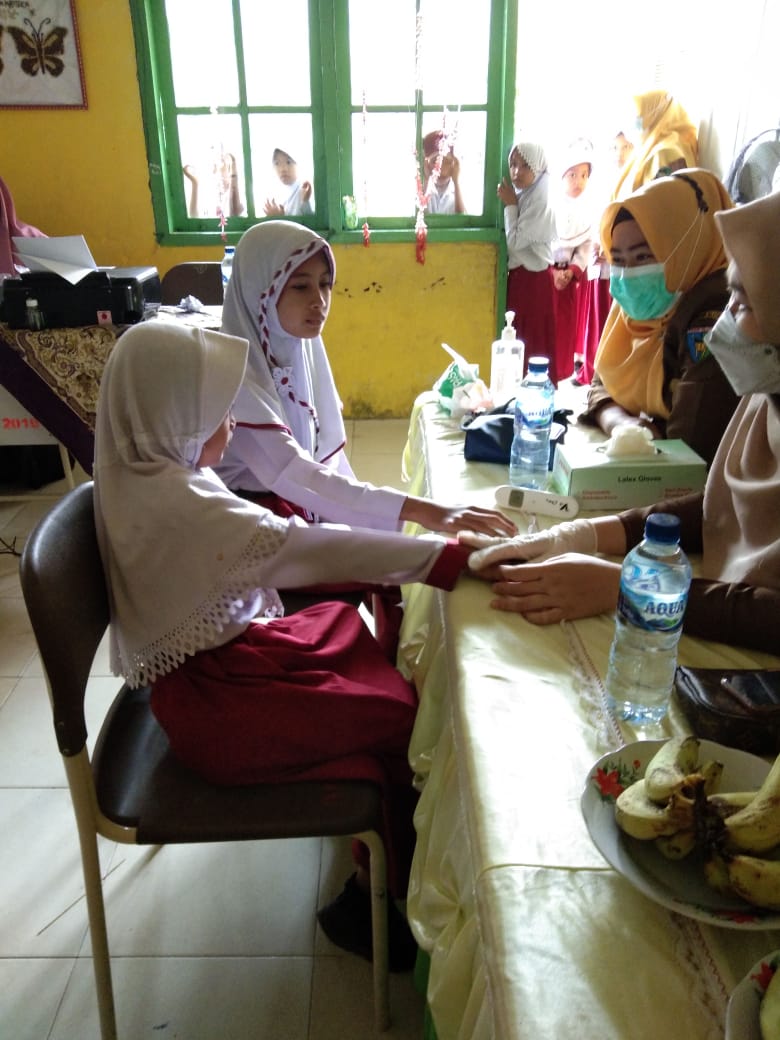 Pelaksanaan Vaksinasi lanjutan di UPT SD N 04 Bakir dan UPT SD N 07 Tanjung Pondok