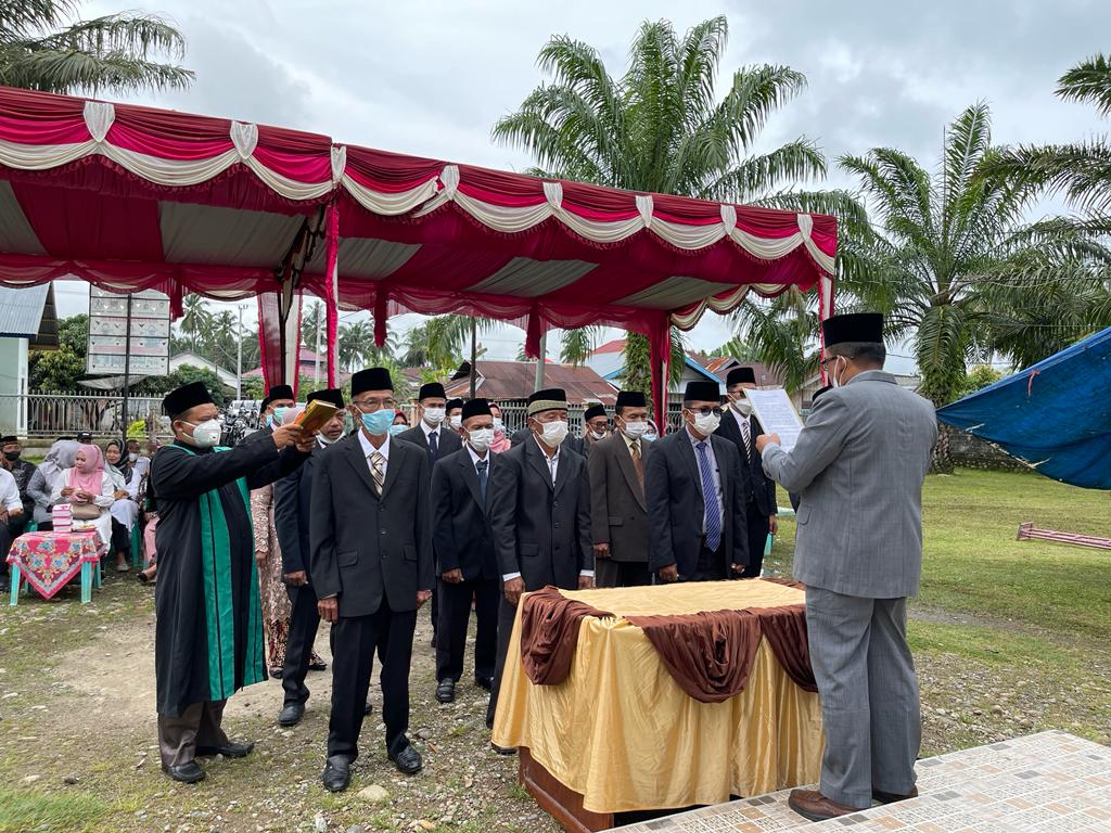 Pelantikan BAMUS Nagari Terpilih Kecamatan Basa Ampek Balai Tapan Periode 2021-2027