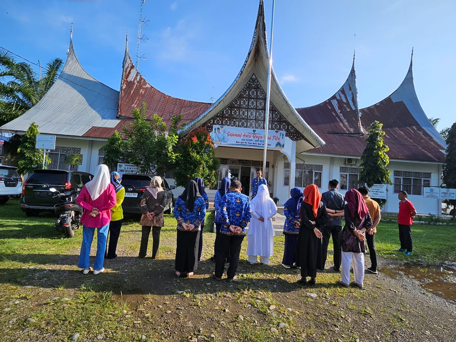 Apel Pagi Pegawai Kantor Kecamatan Basa Ampek Balai Tapan Jumat 17 Mei 2024