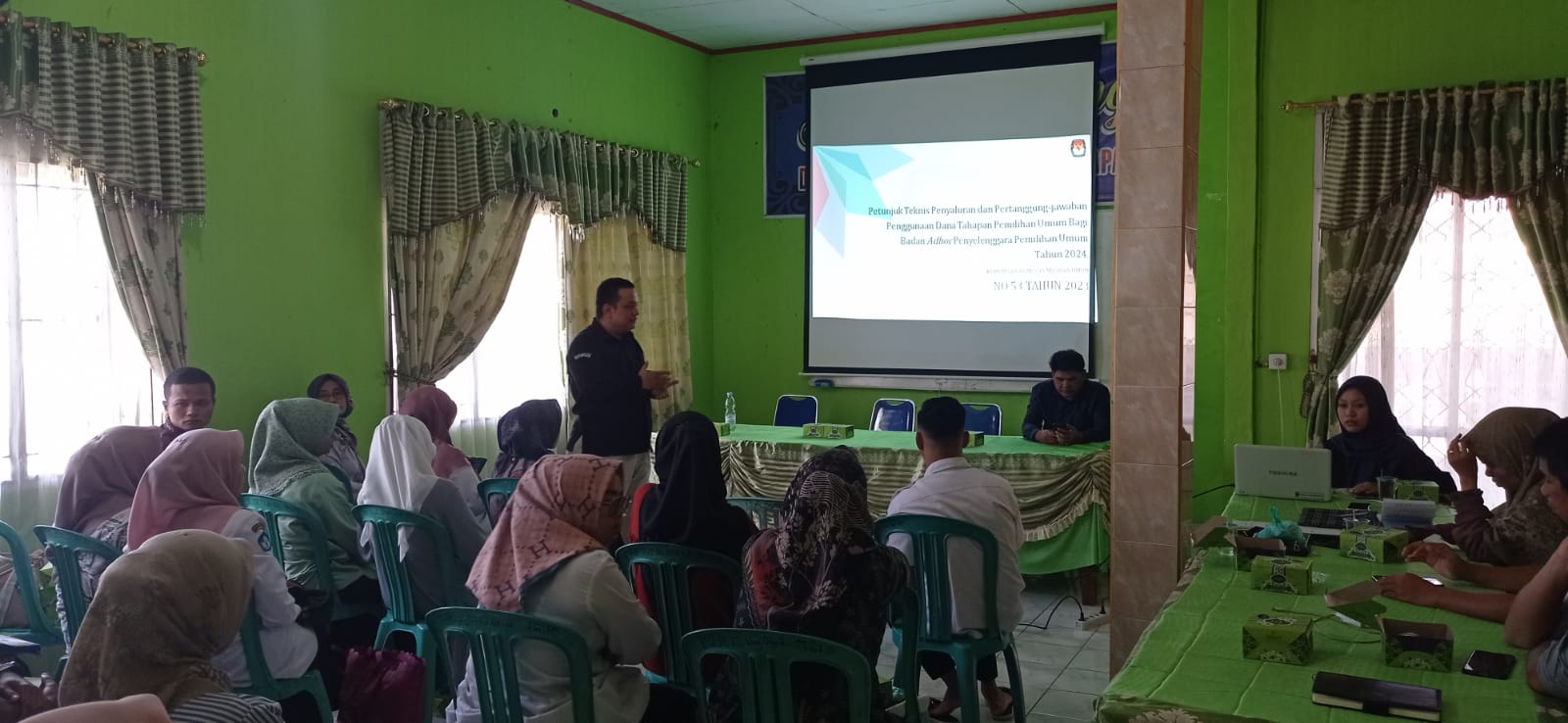 Bimtek PertanggungJawaban Penggunaan Dana Tahapan Pemilu Umum Tahun 2024