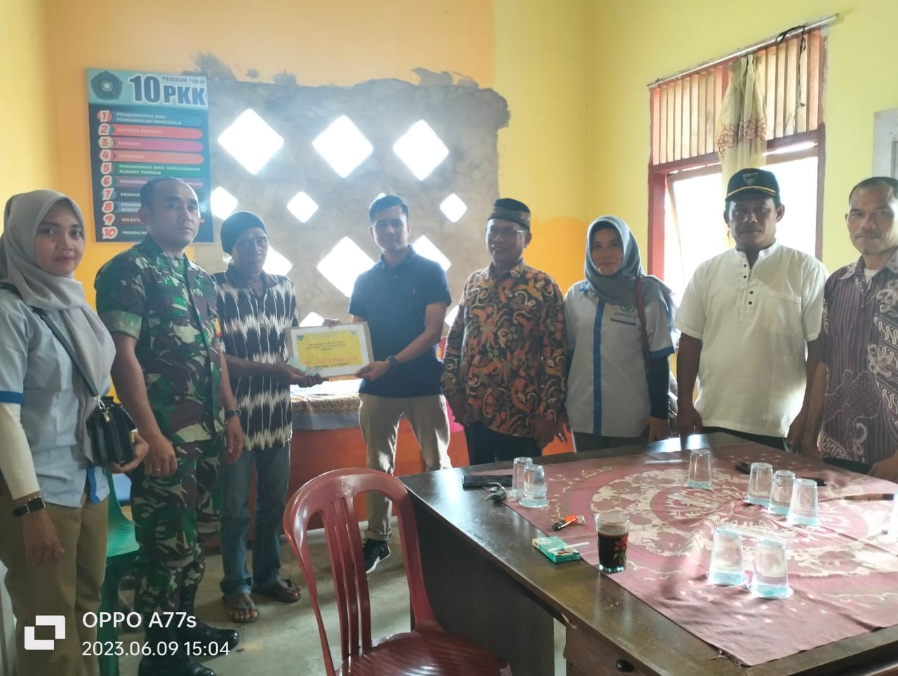 Penyaluran BLT DD Tahap I Nagari Bukit Buai Tapan