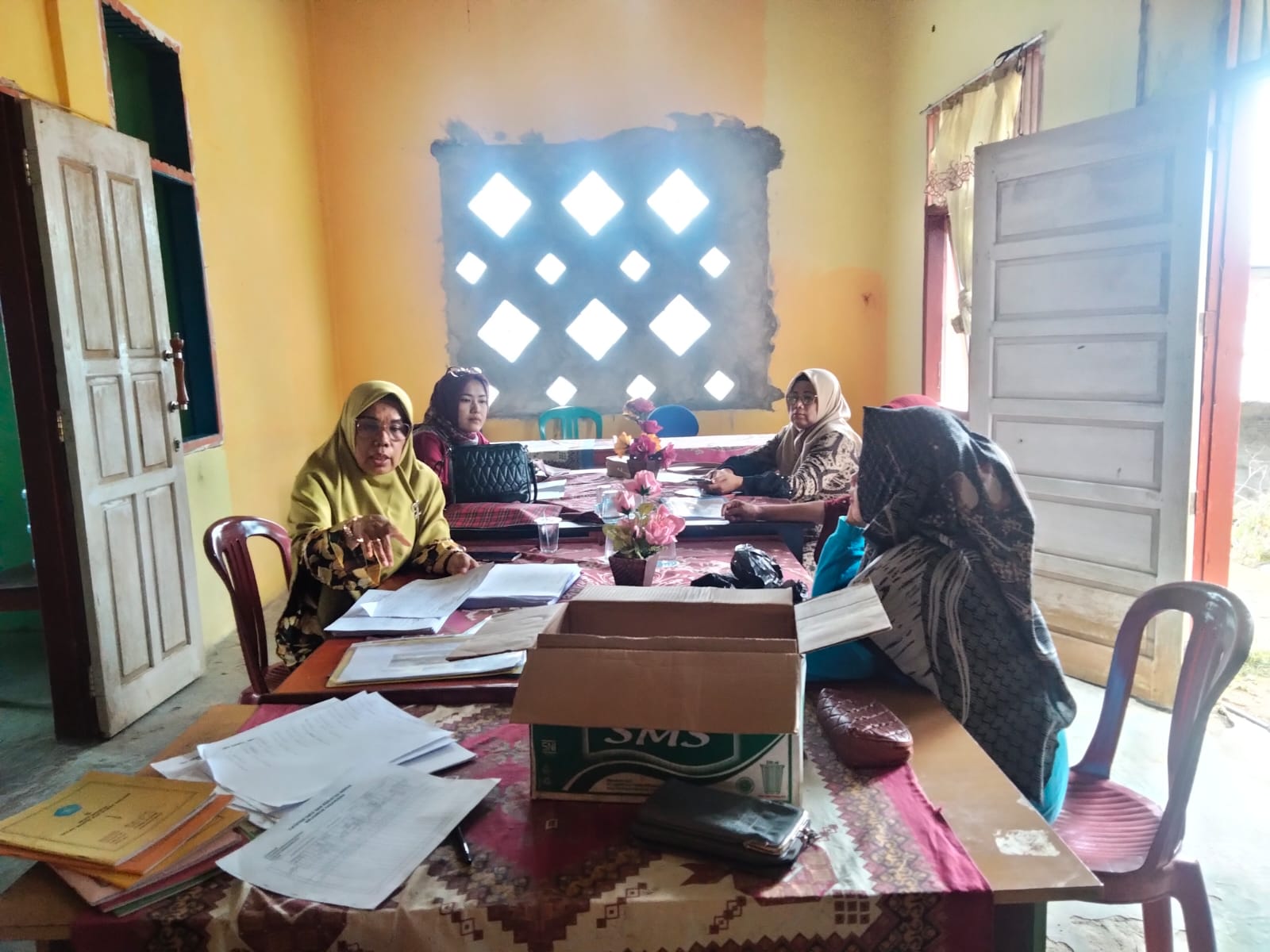 Ketua TP PKK Kecamatan Basa  Ampek Balai Tapan melakukan Pembinaan PKK Nagari Bukit Buai Tapan