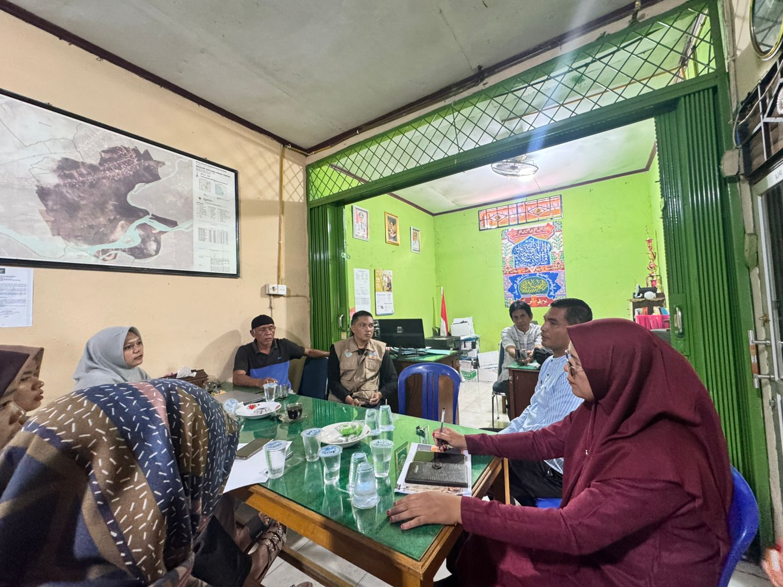 Kunjungan Camat Basa Ampek Balai Tapan ke Nagari Batang Arah Tapan