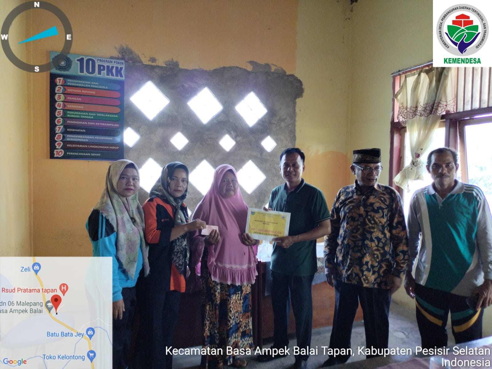 Penyaluran BLT Dana Desa Bulan Oktober - Desember 2023 Nagari Bukit Buai Tapan