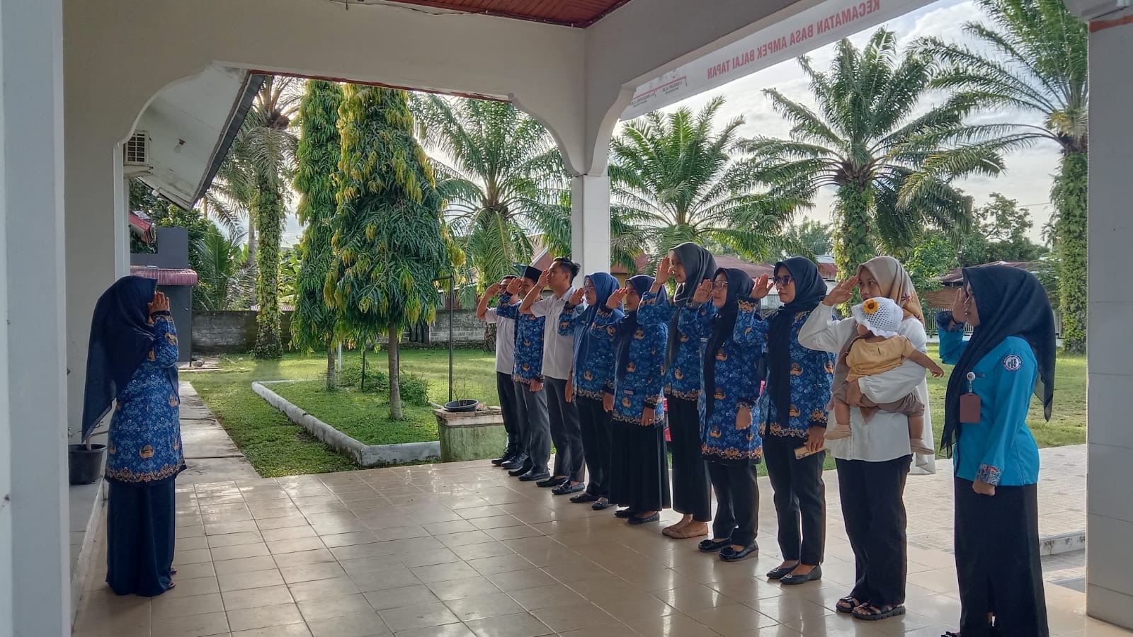 Apel Pagi Pegawai Kantor Kecamatan Basaba Tapan 17 September 2025