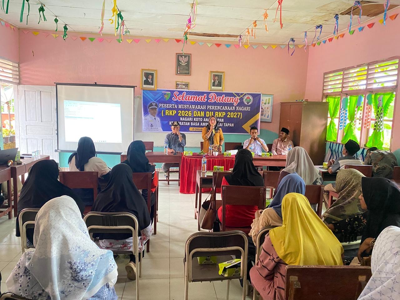 Musnag RKP 2025 dan DU RKP 2026 di Nagari Koto Anau Tapan