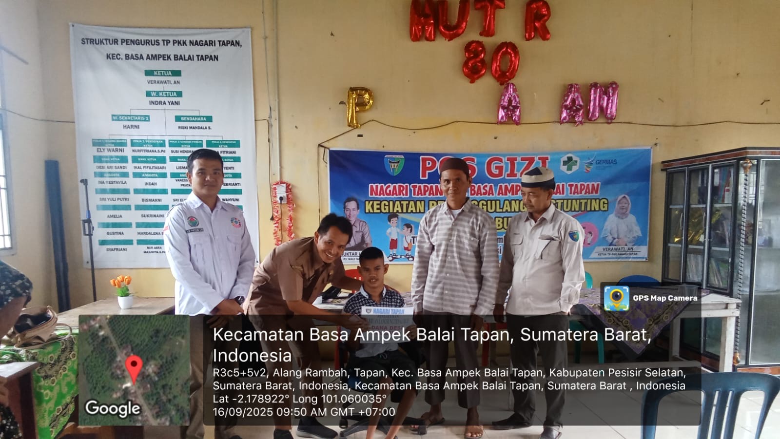 Penyaluran BLT DD Bulan Agustus dan September 2025 di Nagari Tapan