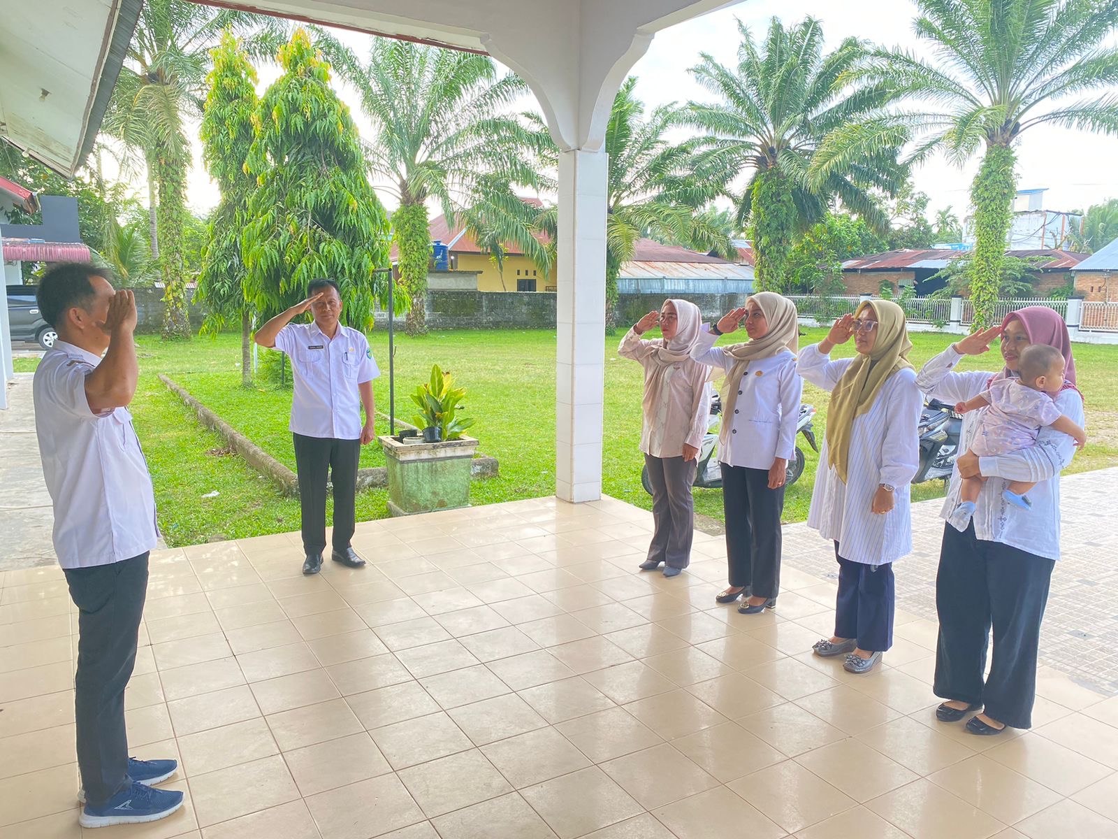 Apel Pagi Pegawai Kantor Kecamatan Basa Ampek Balai Tapan 14 Mei 2025