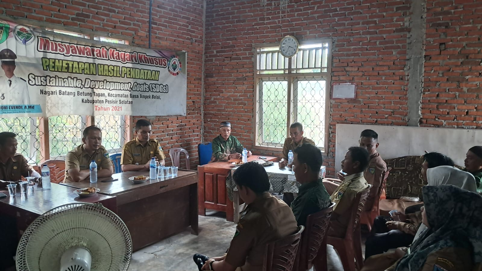 Camat Basa Ampek Balai Tapan Menghadiri Rapat Koordinasi Bersama Pemerintah Nagari Batang Betung Tap