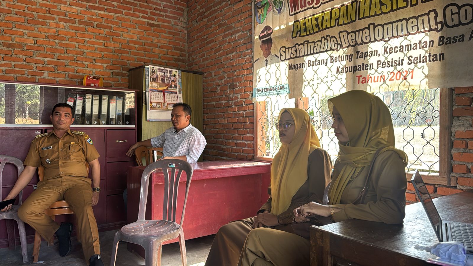 Camat Basa Ampek Balai Tapan Melakukan Kunjungan ke Nagari Batang Betung Tapan