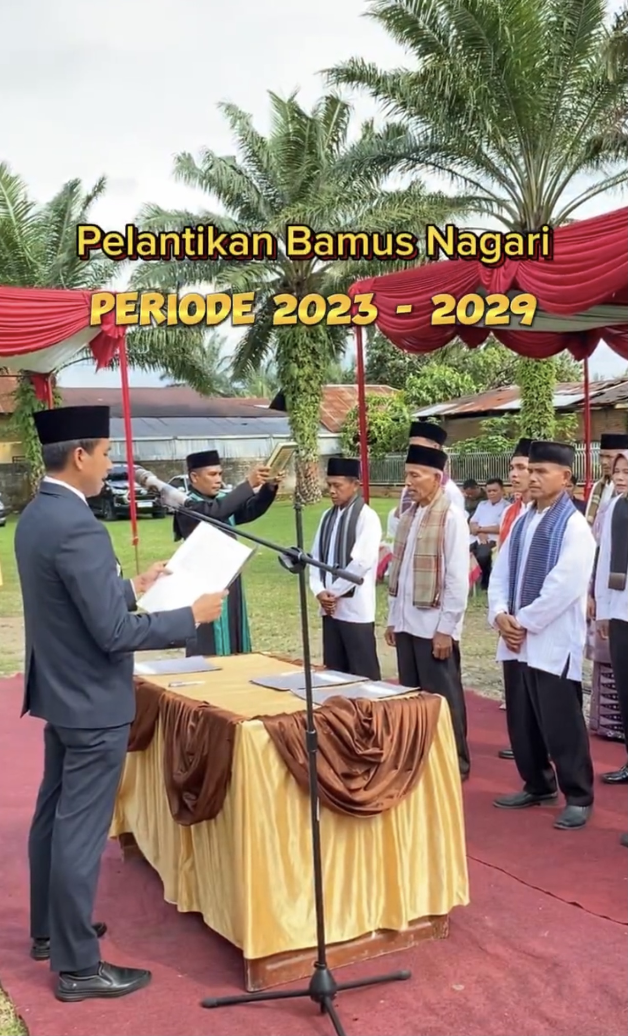 Pelantikan BAMUS Nagari se Kecamatan Basa Ampek Balai Tapan