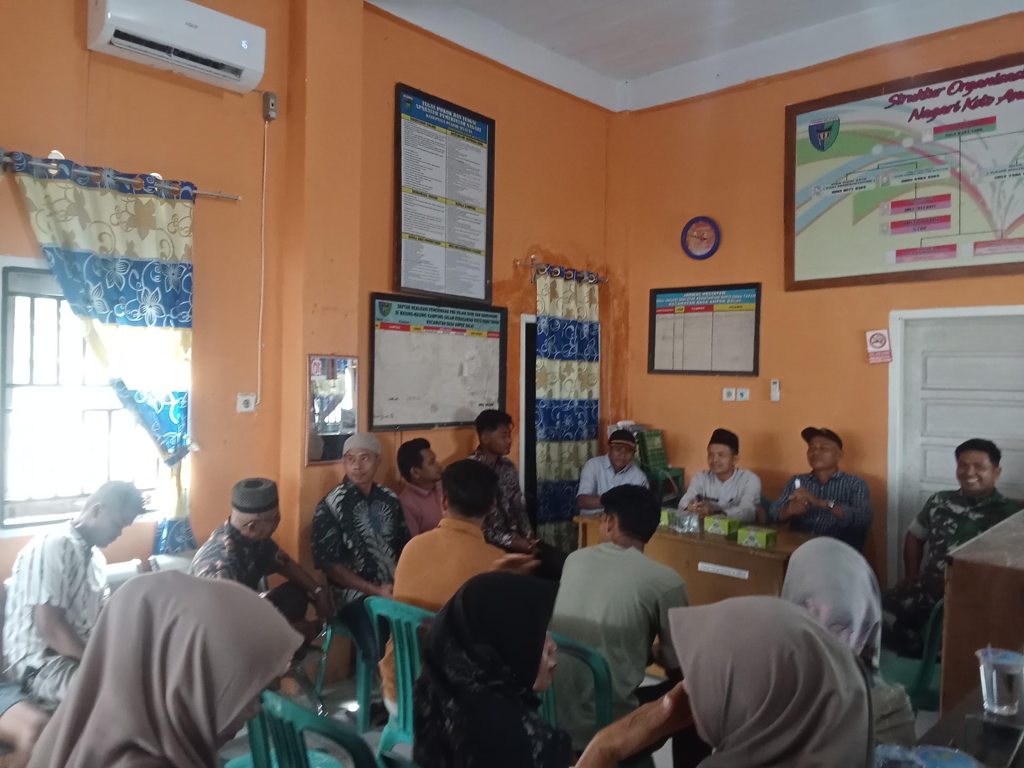 Sosialisasi Trantibum di Nagari Koto Anau Tapan