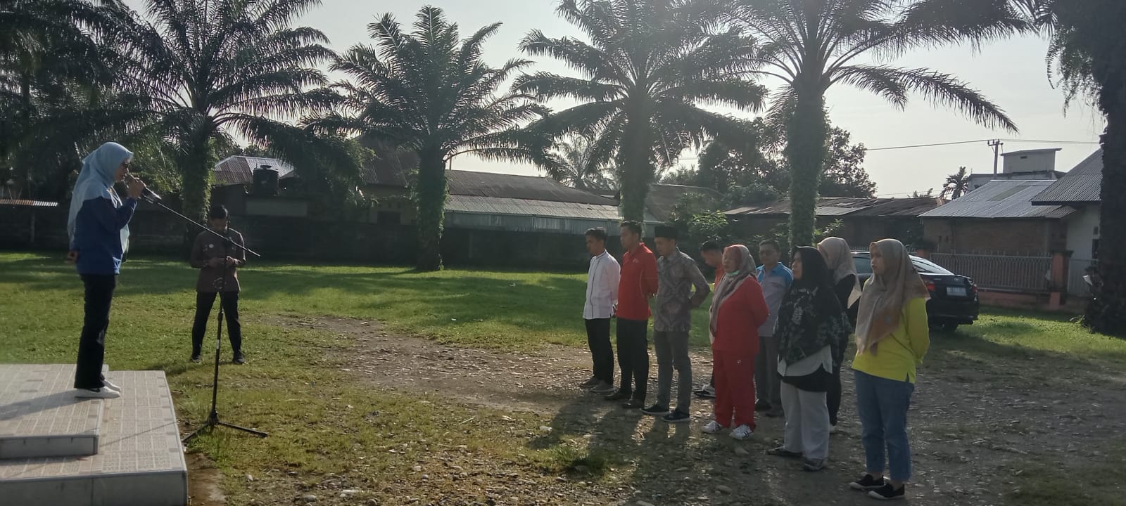  Apel Pagi Pegawai Kantor Kecamatan Basa Ampek Balai Tapan pada Hari Jumat 01 Desember 2023