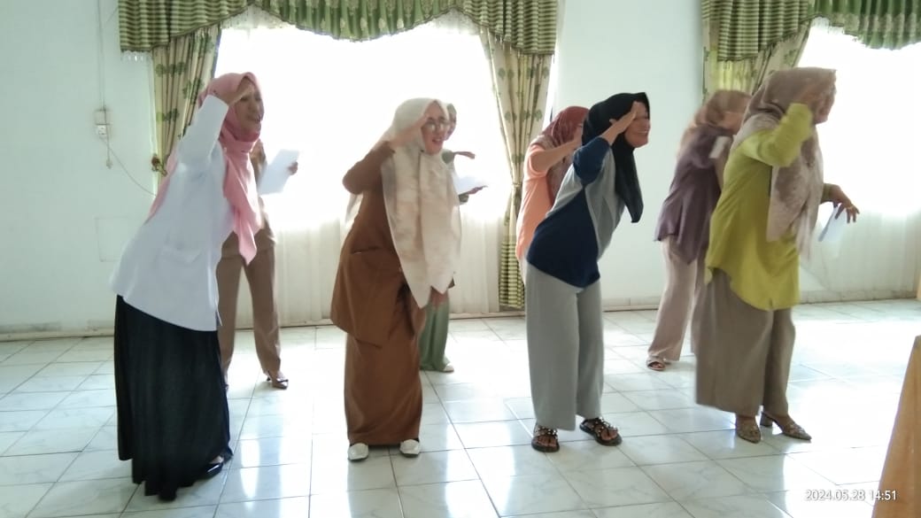 Latihan Persiapan Mengikuti Jambore Kader PKK Tahun 2024