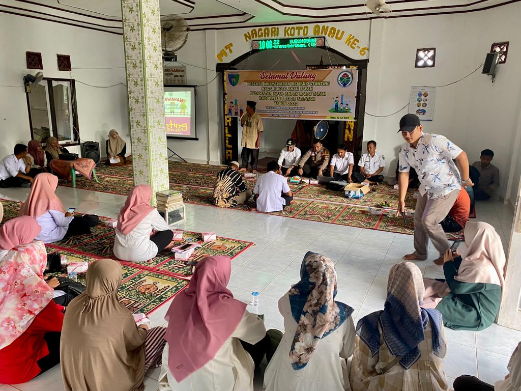 Rembuk Stunting Nagari Koto Anau Tapan