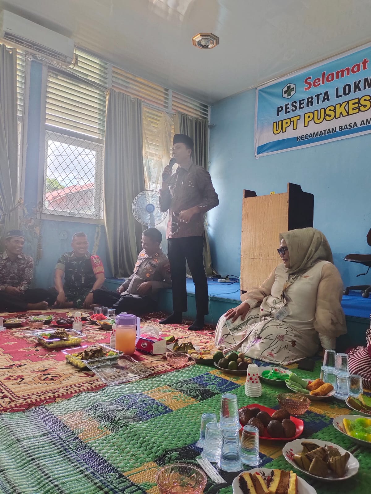 Camat Basa Ampek Balai Tapan Menghadiri Acara Halal Bihalal di Puskesmas Tapan