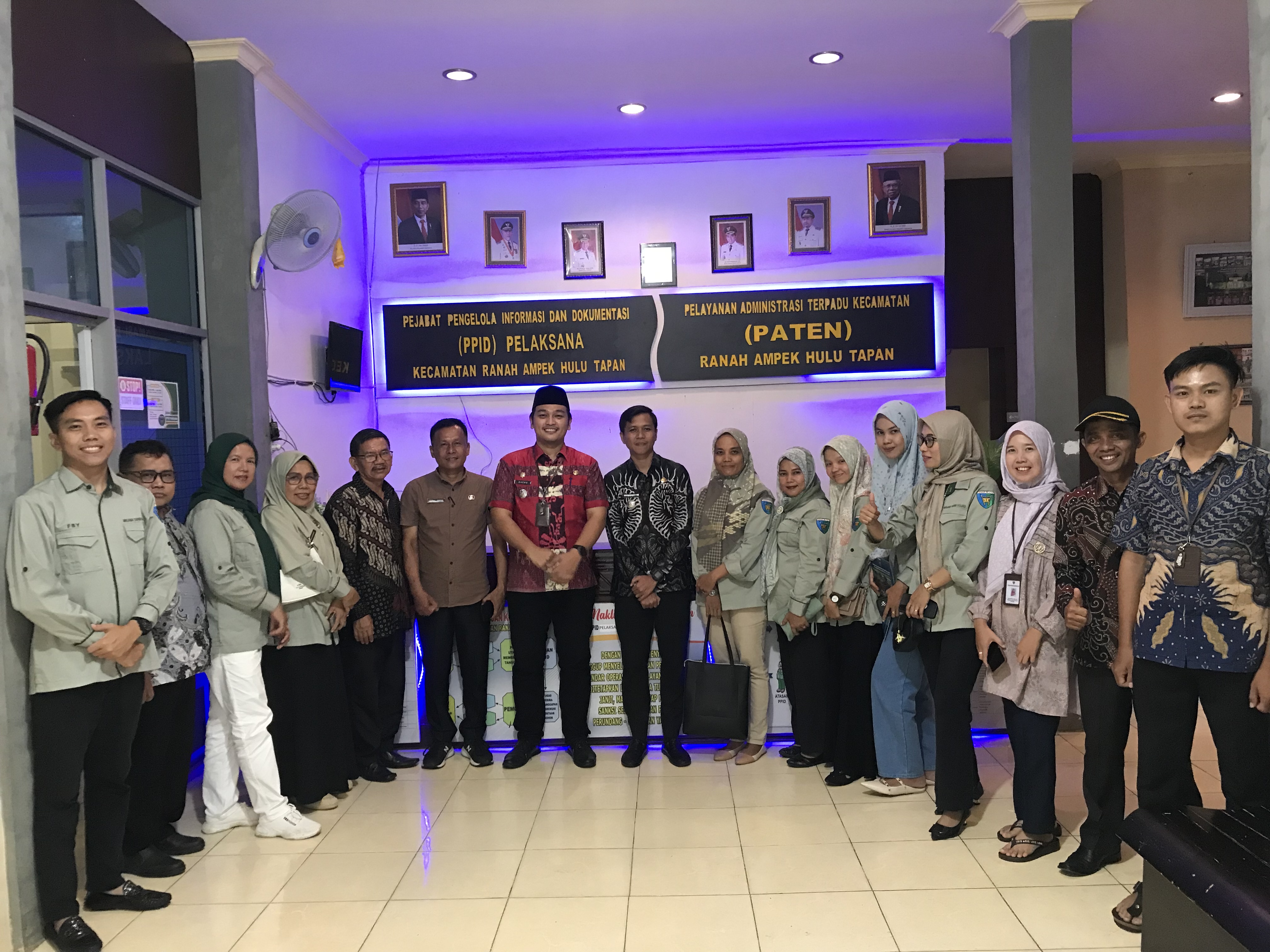 Camat Basa Ampek Balan Tapan melakukan Studi Tiru Kearsipan ke Kecamatan Ranah Ampek Hulu Tapan