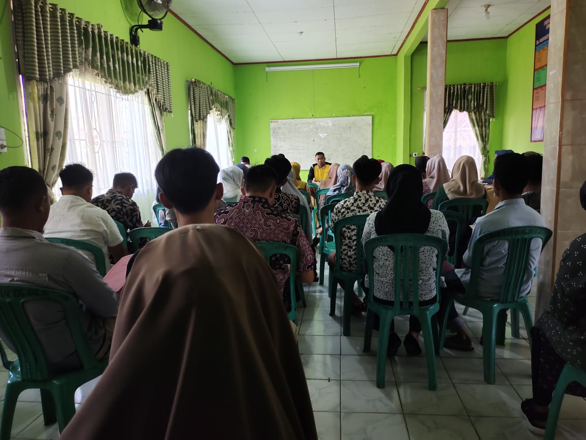Rapat Peserta Wawancara Registrasi Sosial Ekonomi di Kecamatan Basa Ampek Balai Tapan