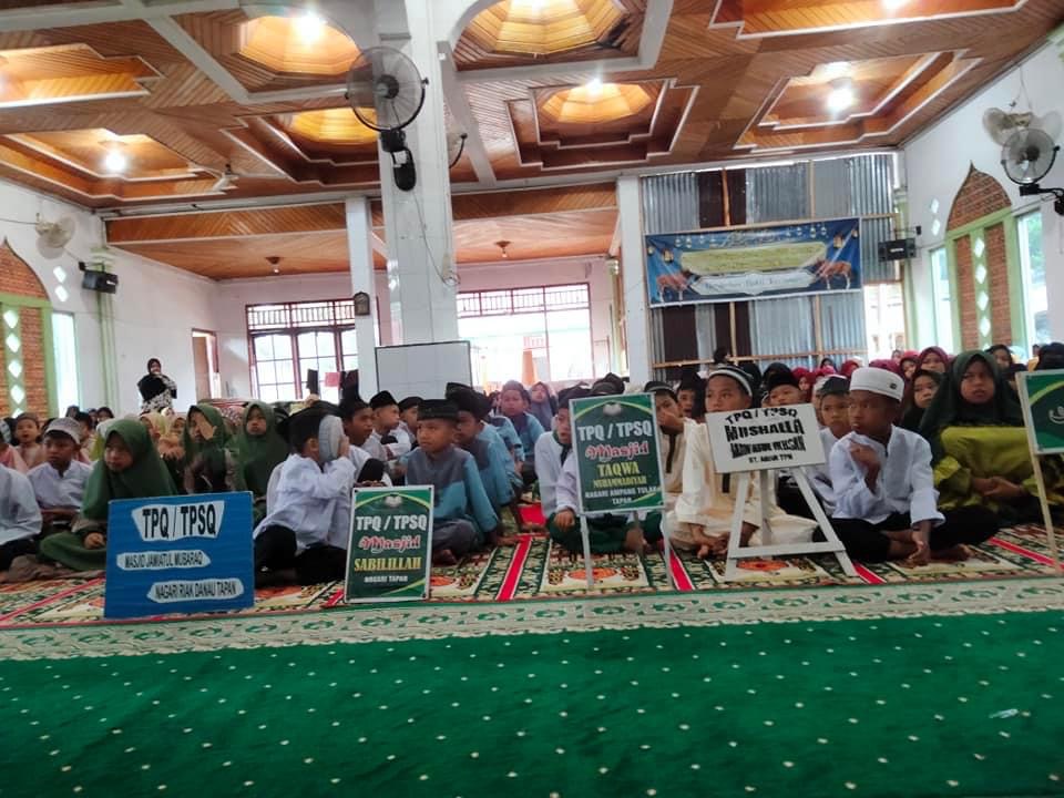 Lomba Didikan Subuh Gabungan bulan Mei 2024 di Kecamatan Basa Ampek Balai Tapan