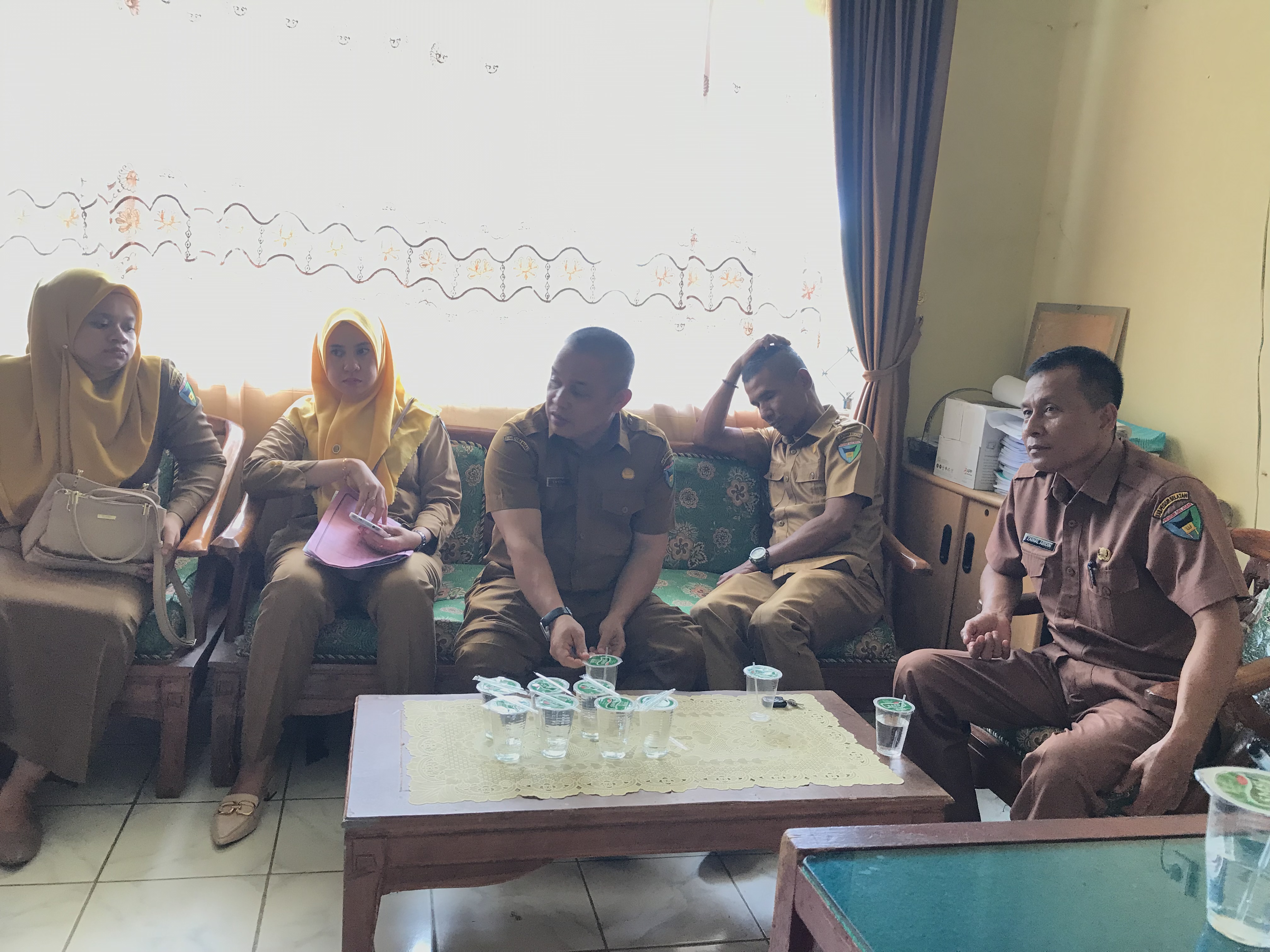 Kunjungan Dinas Perpustakaan dan Kearsipan Kabupaten Pesisir Selatan