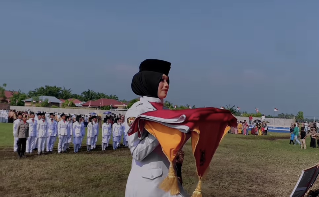 Upacara Detik Detik Peringtan Hari Kemerdekaan Republik Indonesia Ke 78 di Kecamatan Basa Ampek Bala