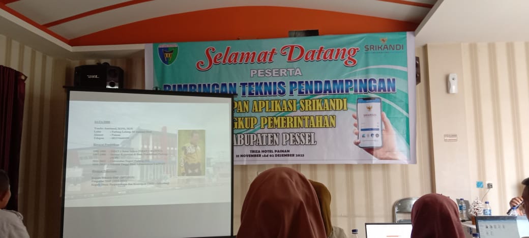 Kassubag Umum Dan Kepegawaian Menghadiri Acara Bimtek Penerapan Aplikasi Srikandi