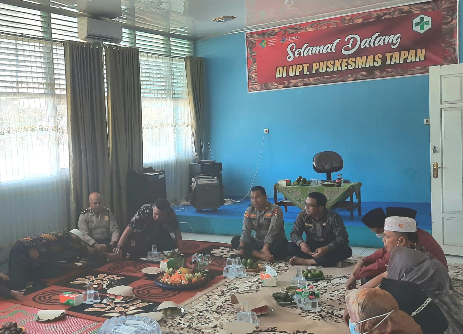 Camat Basa Ampek Balai Tapan Menghadiri Acara  Halal bi Halal di Puskesmas Tapan