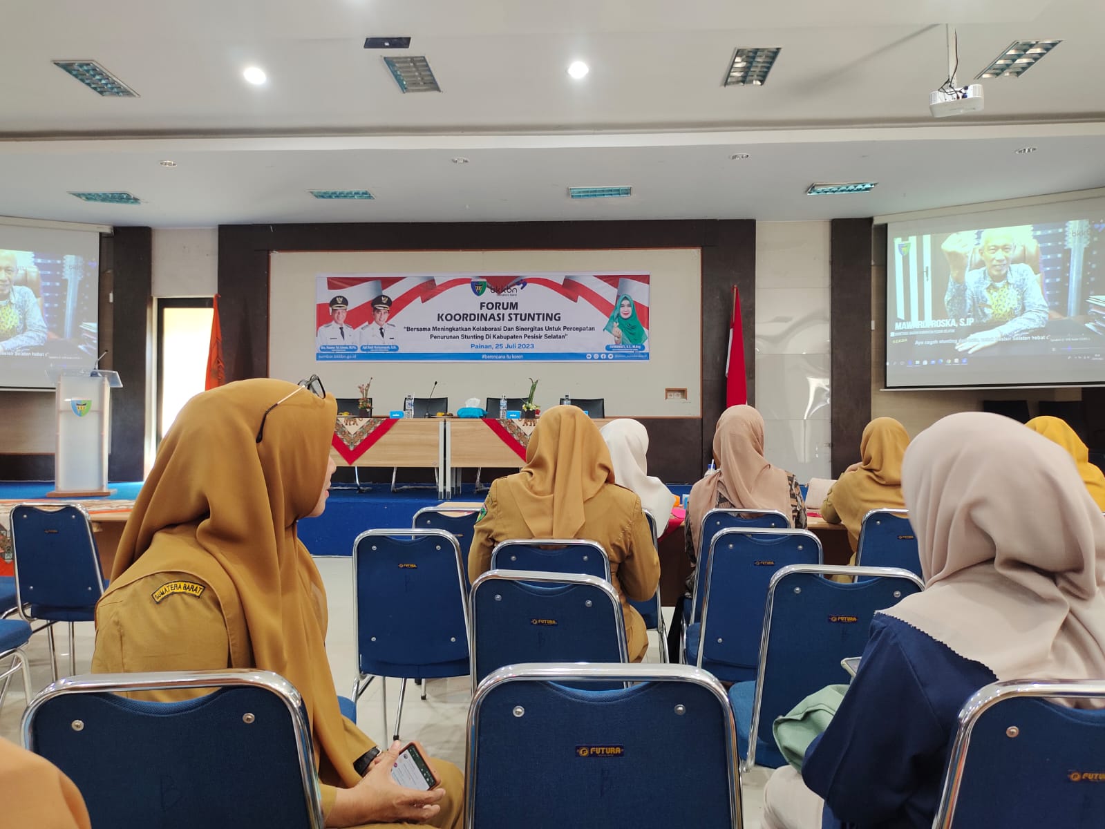 Camat Basa Ampek Balai Tapan Menghadiri Undangan Forum Koordinasi Percepatan Penurunan Stunting Ting