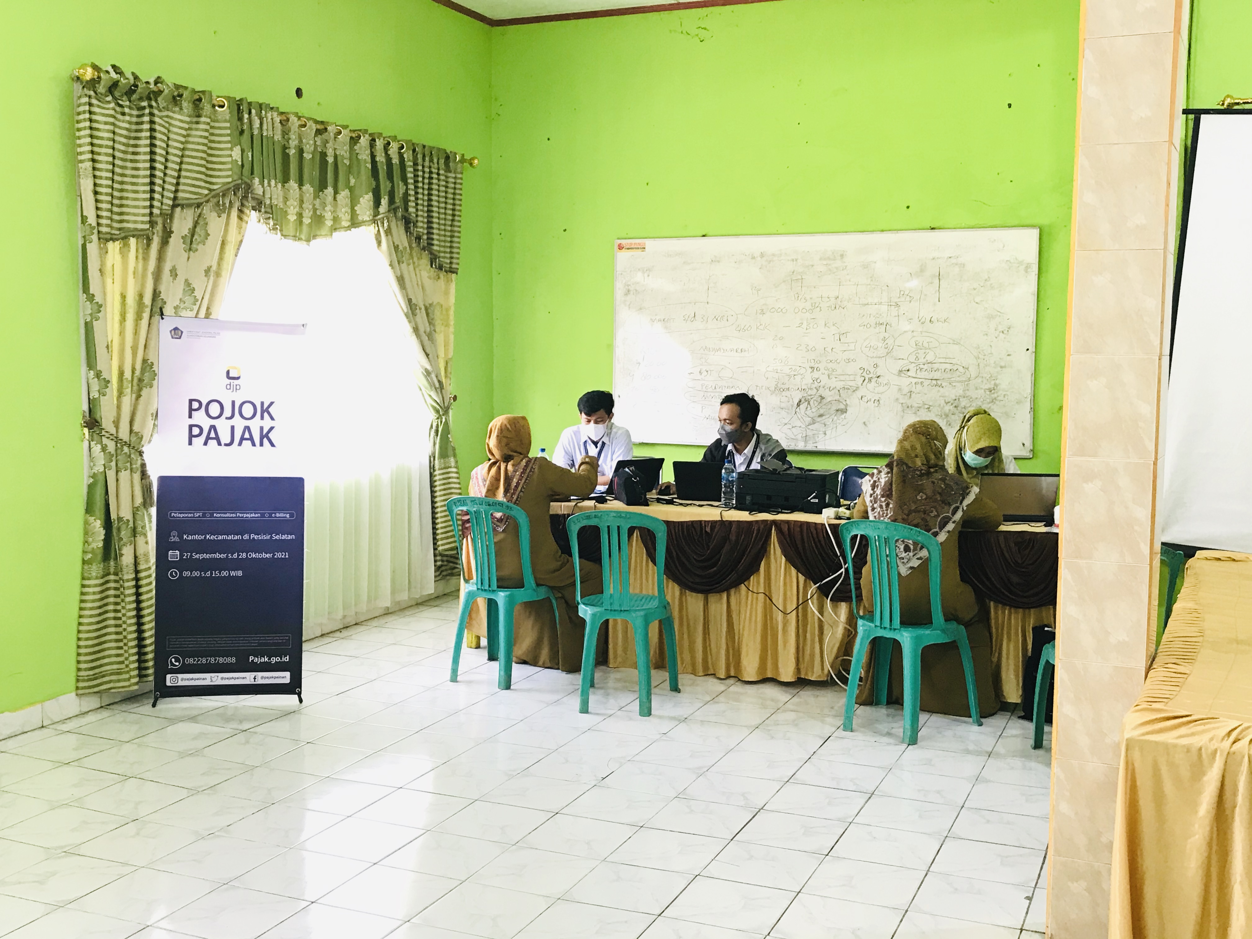 Kegiatan Pojok Pajak di Kecamatan Basa Ampek Balai Tapan