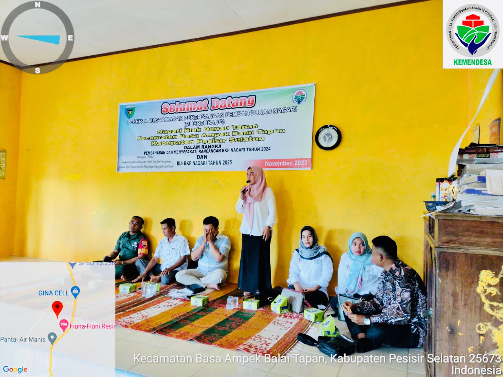 Musrenbang RKP 2024 dan DU RKP 2025 Nagari Riak Danau Tapan