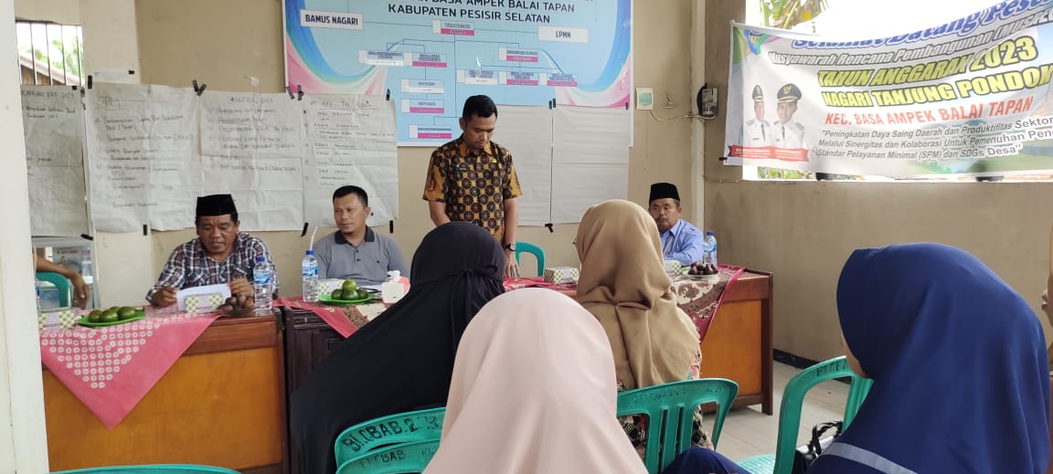 Musrenbang Nagari Tanjung Pondok Tapan