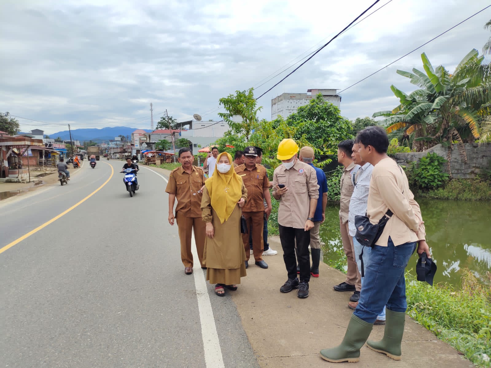 Peninjauan Lokasi Batas Nagari Pasar Tapan dan Tanjung Pondok Tapan