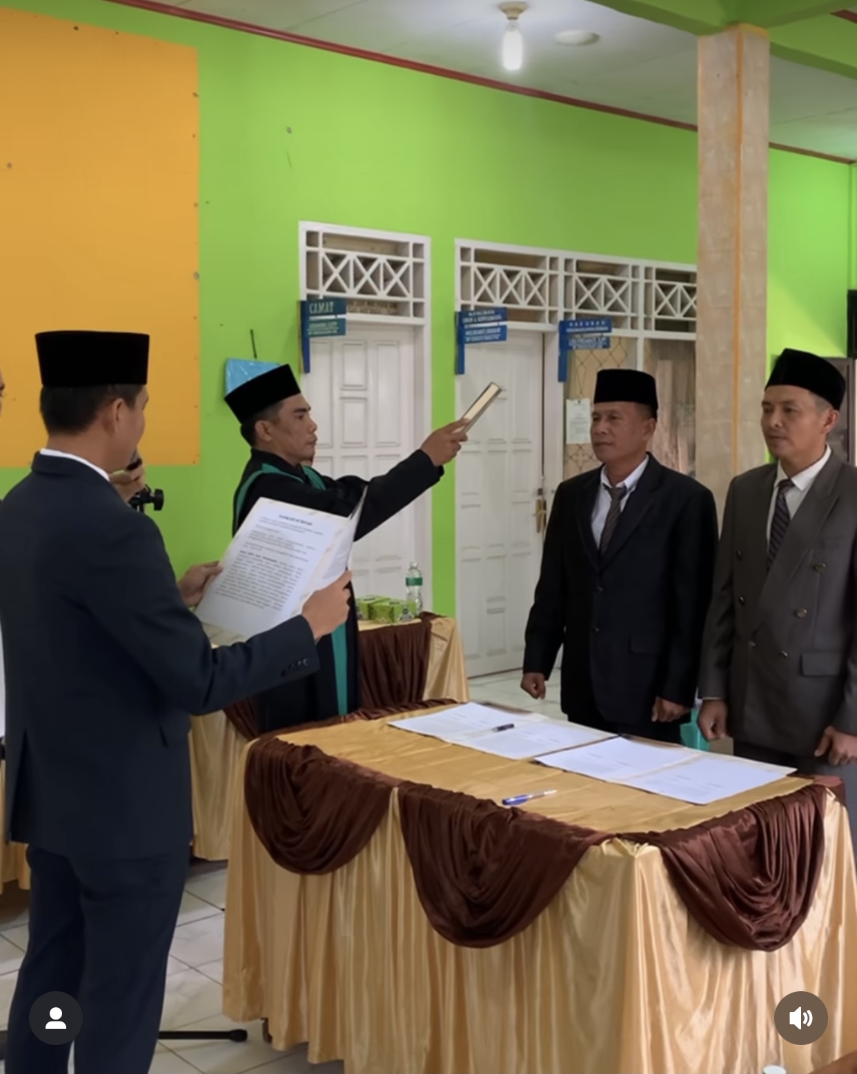 Pelantikan Pj. Wali Nagari Tapan dan Ampang Tulak Tapan