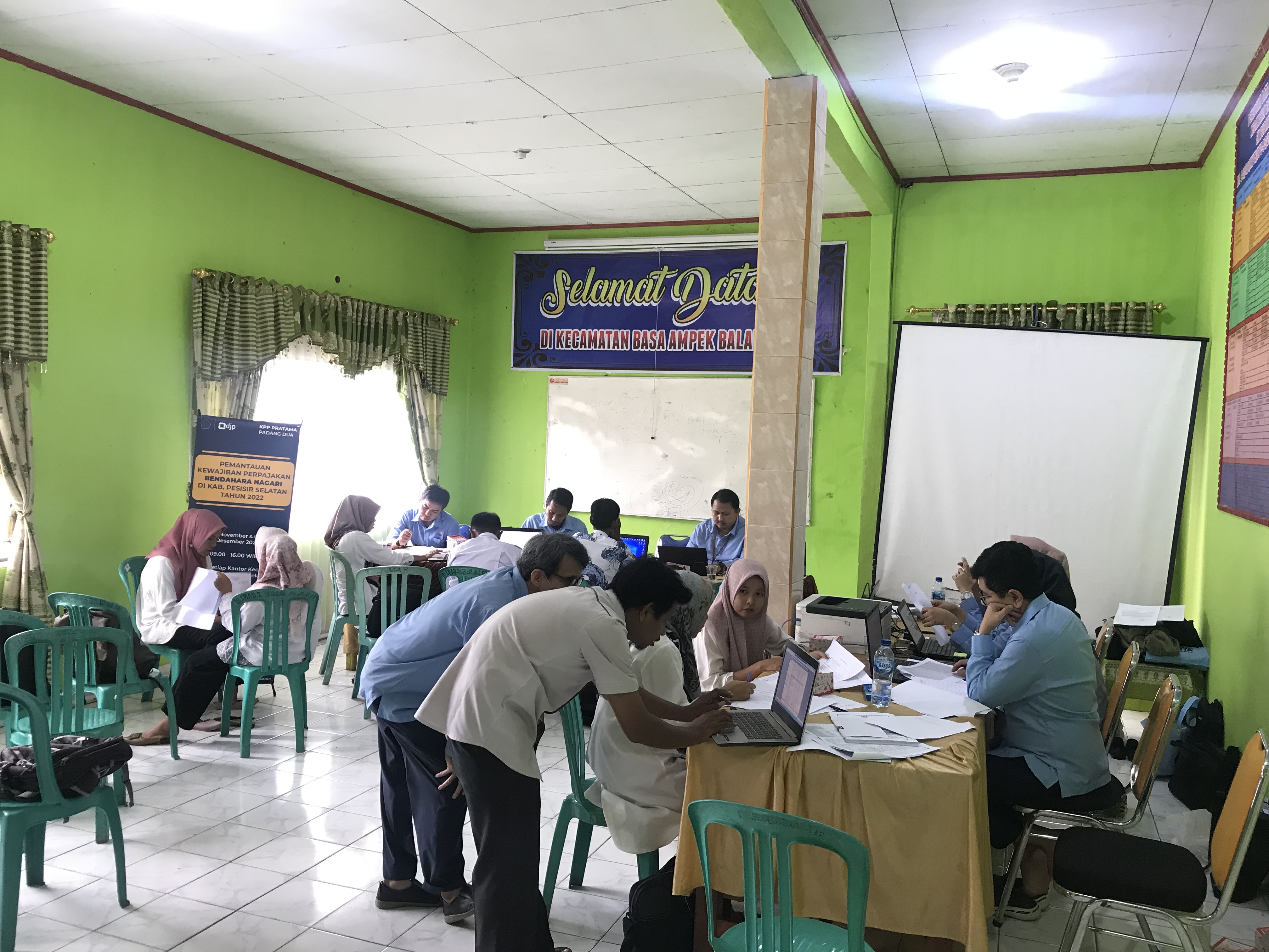 Hari Kedua Pelaksanaan Kegiatan Pemantauan dan Pendampingan Pemenuhan Kewajiban Perpajakan Bendahara