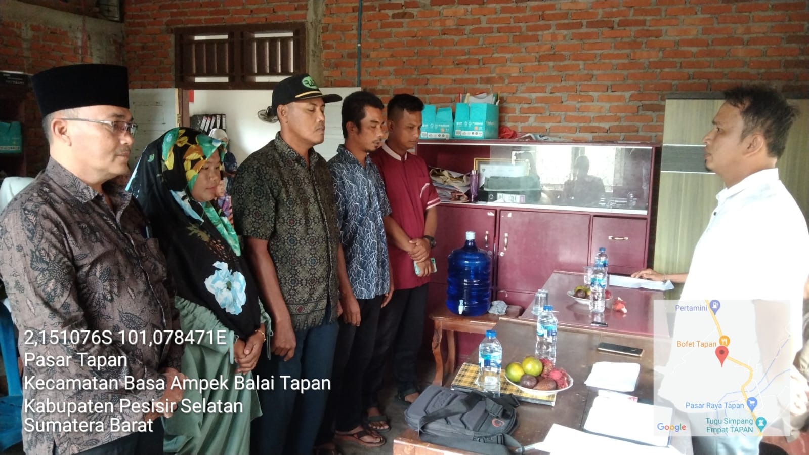 Kasi Trantip Kecamatan Menghadiri Acara Pemilihan Panitia Bamus Nagari Batang Betung Tapan