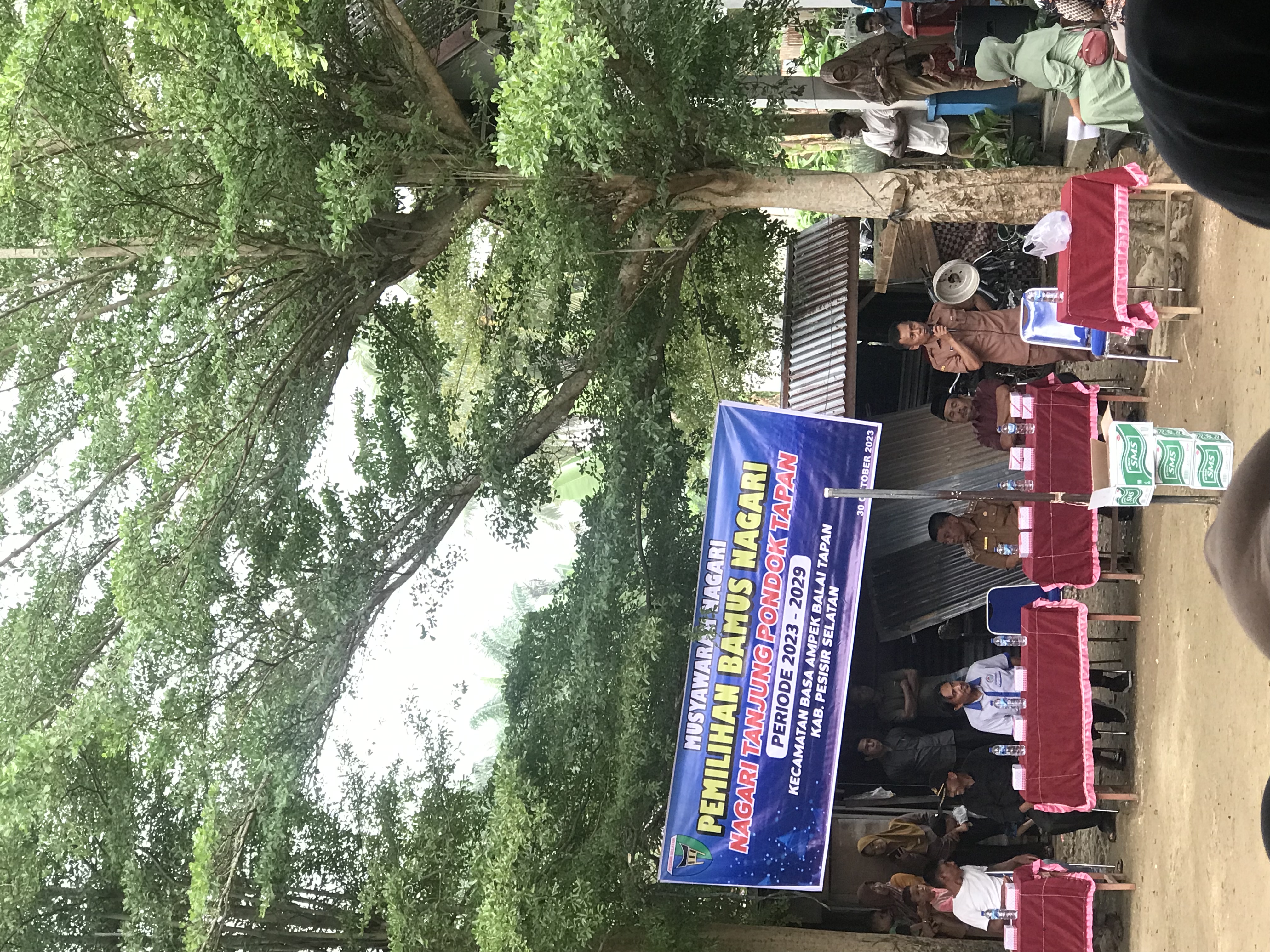 Sekretaris Camat Menghadiri Acara Pilbamus Nagari Tanjung Pondok Tapan