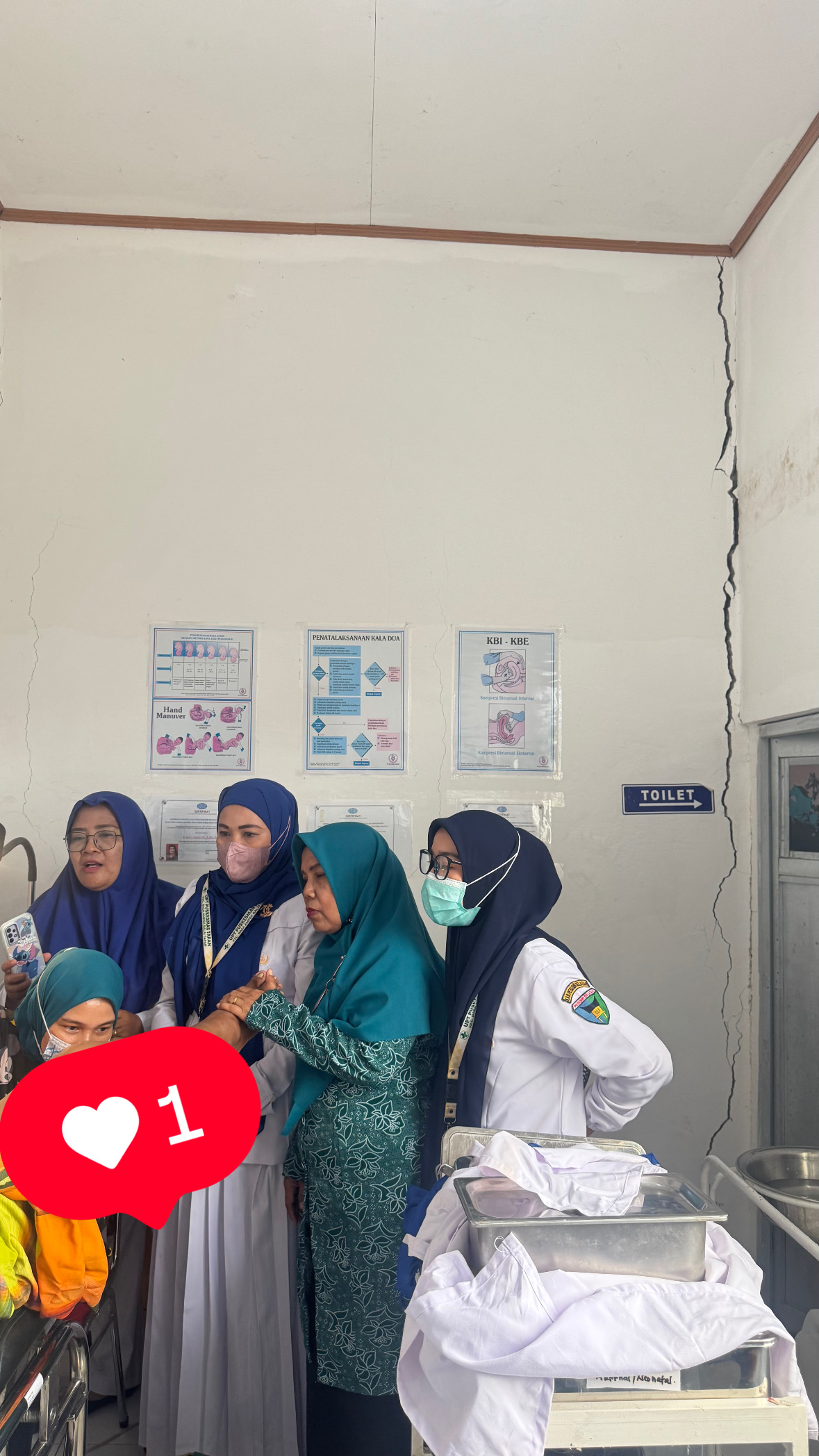 TP-PKK Kecamatan menghadiri Pelaksanaan HPV- DNA Test di Puskesmas Tapan