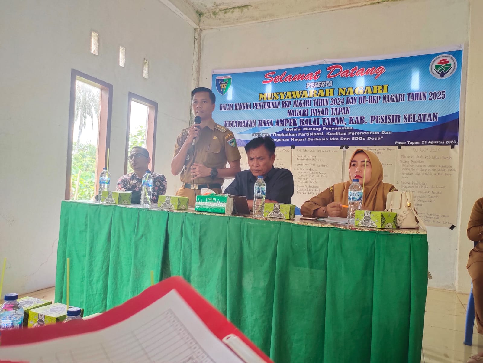 Musyawarah RKP dan DU RKP Nagari Pasar Tapan